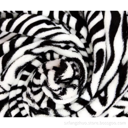 wholesale zebra design flannel fleece blanket